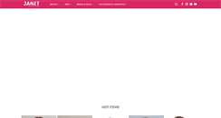 Desktop Screenshot of janetcollection.com