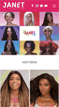 Mobile Screenshot of janetcollection.com